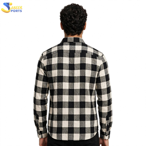 Chemise en flanelle pour homme, confectionnée avec des matériaux de qualité supérieure, offrant un ajustement confortable, design tendance, chemise en flanelle pour homme pour un look tendance - Product Image 6