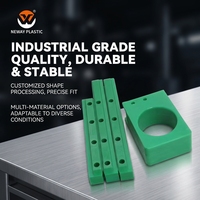 Pièces sur mesure de formes spéciales non standard en UHMW-PE/Nylon ABS POM, moulage plastique, usinage CNC, découpe haute précision