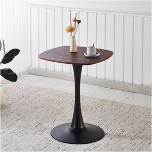 bedside <b>table</b> metal frame wood top <b>sofa</b> side <b>table</b> metal wood small end <b>table</b> wood and metal Iron & Sol - Product Image 4