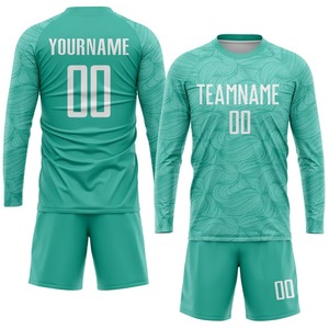 Uniformes de football respirants à manches courtes personnalisés pour équipes de soccer - Fournisseur à faible MOQ 100% polyester - Product Image 5