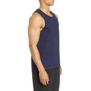 Custom Logo 100% Cotton Sleeveless Gym Tank <b>Top</b> for Men Athletic Workout Fitness Wear <b>Mesh</b> Summer Tank <b>Tops</b> OEM Fortleo - Product Image 3