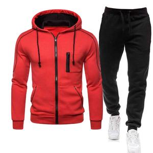High Quality Wholesale <b>Men</b> Heavyweight Cotton Fleece Sweatsuit set luxury fashion <b>jogger</b> tracksuit set for <b>men</b> winter set - Product Image 1