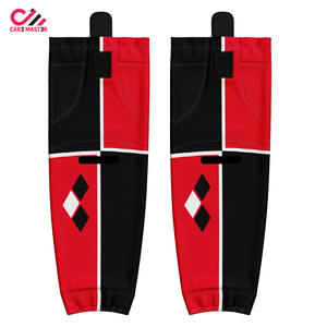 Chaussettes de hockey sur glace pour équipe professionnelle, chaussettes personnalisées - écologiques, respirantes, sans couture, en polyester, séchage rapide, personnalisables - Product Image 5