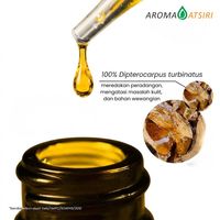 Aroma Atsiri Indonesia, Aceite de Bálsamo de Gurjun Premium, Grado Ligero (Mín.) 52%+ con Aroma Amaderado Profundo para Perfumería