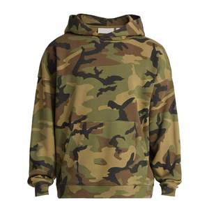 Nueva Oferta de Precio al por Mayor, Sudadera con Diseño de Camuflaje, Logotipo Personalizado Impreso y Bordado, Sudadera Extra Grande para Hombre - Product Image 2