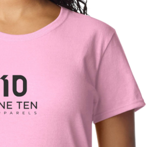 Camiseta de Mujer Rosa Claro, Algodón Suave, Informal, Manga Corta, Cómoda, Básica, Ropa de Moda, Venta al Por Mayor Personalizada - Product Image 6