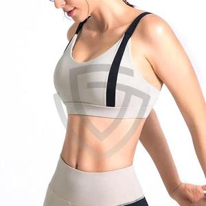Nuevo sujetador deportivo de moda para mujer, ropa de yoga para fitness, color sólido, sin mangas, sujetador deportivo de yoga para mujer - Product Image 2