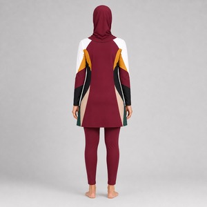 Ensemble de bikini modeste pour femmes, maillot de bain deux pièces à manches longues, séchage rapide, protection solaire, vêtements de plage - Product Image 5