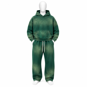 Nouvel ensemble de survêtement décontracté pour homme, personnalisable avec logo, en polaire respirante, qualité supérieure, à vendre - Product Image 1