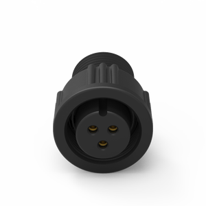 Connecteur en laiton étanche moulé avec câble, taille B, 3 broches, 10A, IP67, 250V - Product Image 3