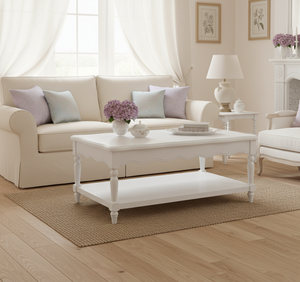 Modern Coffee <b>Table</b> Living Room Eco-Friendly Foldable Inflatable Solid Acacia MDF Painted Factory Direct Export Wholesale OEM - Product Image 4