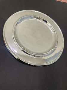 Plato Base Plateado para Restaurante, 25 cm de Diámetro - Product Image 2