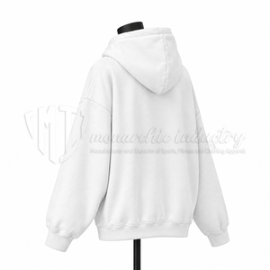 Women’s <b>White</b> <b>Oversized</b> <b>Hoodie</b> Custom Bow Graphic Pullover Casual Streetwear Fleece <b>Hoodie</b> Manufacturer - Product Image 4