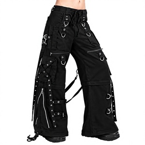 Pantalones Góticos de Alta Calidad para Hombre 2026, Pantalones Unisex Personalizados, Estilo Alternativo, Ropa Urbana, Corte Holgado, Cintura Alta, Bolsillos Utilitarios - Product Image 1