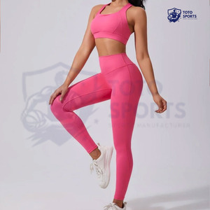 Conjunto de Yoga Ligero y Personalizado para Mujer, de Tela Delgada, Cómoda, Transpirable, de Primera Calidad, Ropa Deportiva de Alto Rendimiento, Superventas - Product Image 5
