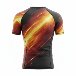 Camiseta de compresión duradera personalizada sublimada para hombres, mujeres y niños, para entrenamiento de MMA, BJJ, Jiu Jitsu No-Gi, venta al por mayor de ropa de natación. - Product Image 2