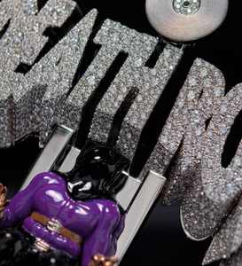 จี้ห้อยคอฮิปฮอปแบบ 3 มิติเคลือบลายลงยาเคลือบทองคำแท้ S925 ประดับเพชรโมอิสซาไนต์ VVS ผ่านการทดสอบอย่างพิถีพิถัน - Product Image 2