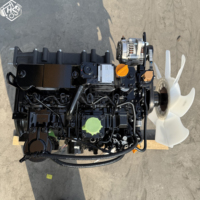 Ensemble moteur diesel 4 cylindres 4TNV88-BSLG 2600 tr/min 36,8 kW, accessoires pour mini-excavatrice, pour moteur Yanmar 4TNV88