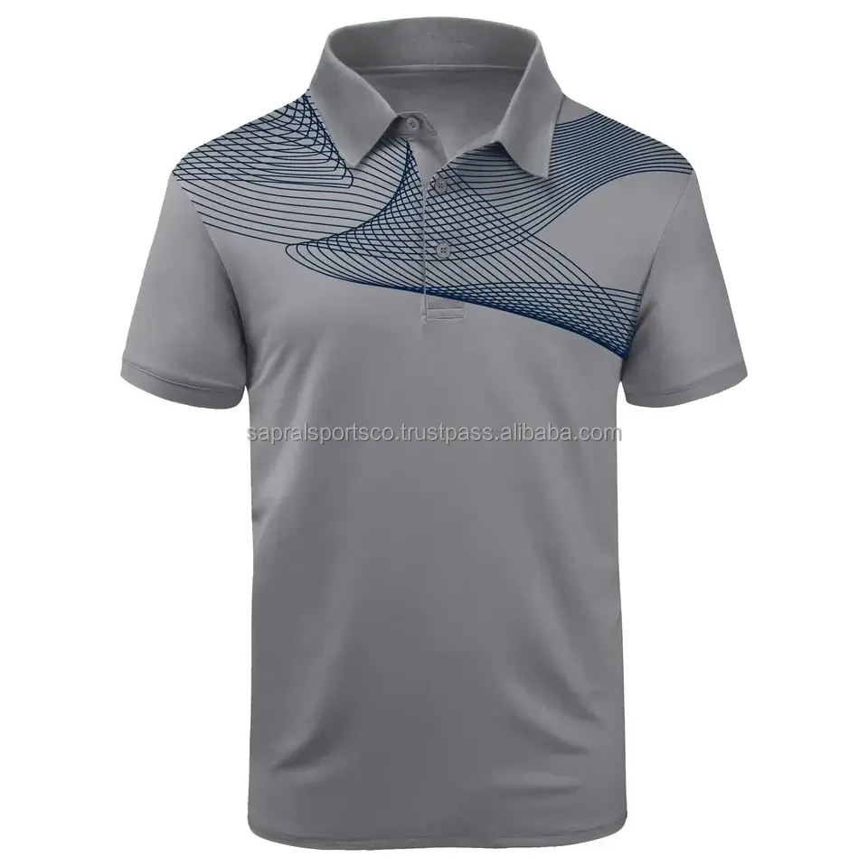 Blank Panel Work Latest Quality Cotton Fabric Hot Sale Custom Made Logo Men Sports Polo T Shirt