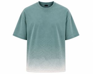 T-shirt à manches courtes pour homme, coupe classique, col rond, 100% coton, uni, décontracté, écologique, respirant, tricoté 200g - Product Image 1