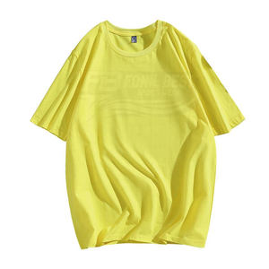 T-shirts amples à manches courtes en polyester respirant de haute qualité pour femmes, avec impression de logo personnalisé, vente en gros - Product Image 6