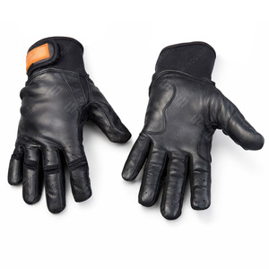 Black Leather Batting Gloves Unisex Adult Training Durable <b>Baseball</b> Batting Gloves for Maximum Comfort and Better <b>Bat</b> Control - Product Image 1