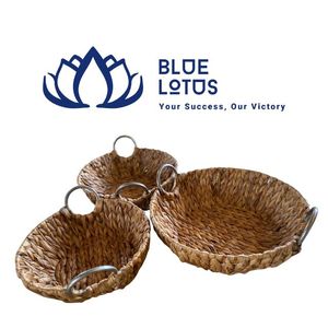 BEST SELLING Water <b>Hyacinth</b> <b>Basket</b> for Laundry Storage Eco Friendly Household Arrangement Daily Use Sustainable Plant Fiber Box - Product Image 1