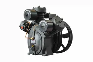 Compresor de Aire de Pistón de Doble Etapa de Alta Resistencia con Tanque Receptor de Aire, Sistema de Aire Comprimido Industrial para Manufactura - Product Image 3