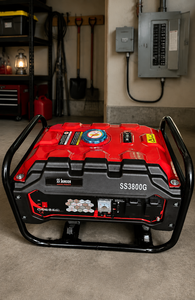 เครื่องกำเนิดไฟฟ้าเบนซินแบบพกพา SS SAMSON 3KVA เครื่องยนต์ 4 จังหวะ 240V กำลังสูง สำหรับสำรองไฟบ้านในกรณีฉุกเฉิน - Product Image 4