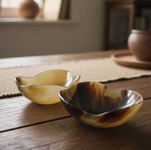 Bol en corne 100% naturel de qualité supérieure, nouveau design magnifique, forme ronde, pour riz, soupe et comme assiette. - Product Image 2