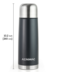 Insulated stainless steel water <b>bottle</b> with temperature retention hand strap leakproof reusable travel <b>flask</b> for hiking camping - Product Image 6