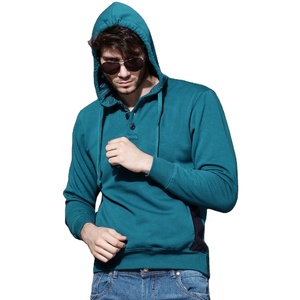 Sudaderas con capucha ajustadas de manga larga para hombre de la mejor calidad Impresión de logotipo personalizado Venta al por mayor barata en Bangladesh - Product Image 2