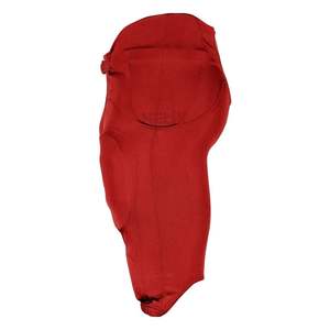 Pantalon de football américain rouge cramoisi robuste avec protections intégrées, personnalisable par sublimation, pour matchs professionnels - Product Image 3