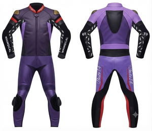 Professional Track Racing JumpSuit/Traje Made to Measure Cowhide/Kangaroo Leather With Level 2 Protection - Product Image 1