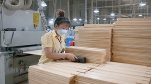 Paneles de Cajones de Madera de Caucho con Unión de Dedos, Componentes de Gabinetes de Madera Maciza para Muebles de Oficina y Comedor, Directo de Fábrica en Vietnam - Product Image 5
