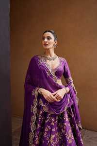 Indian Traditional Designer <b>Sequins</b> Work Partywear Lehenga Choli for Wedding <b>Party</b> and Festive Functions for Women Fancy Wear - Product Image 2