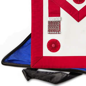 Estuche Rígido para Regalia Masónica NESTA SPORTS, Delantal de Masón Maestro Bordado con Bordado Dorado, Logia Azul - Product Image 5