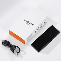 Briquet électronique USB Dericsson coupe-vent en plastique avec logo personnalisé, design classique