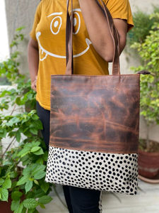 Sac fourre-tout en cuir véritable pour femmes sac à main en cuir de vachette lisse personnalisé conception en gros sacs à main de luxe - Product Image 4