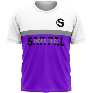 เสื้อยืดเจอร์ซีย์เรียบง่ายแบบยูนิเซ็กซ์สำหรับผู้ชาย ผ้าฝ้าย 100% พิมพ์ลายโลโก้ด้านหน้าด้วยเทคนิค Sublimation คุณภาพสูง ขายส่งเสื้อยืดผู้ชาย - Product Image 1