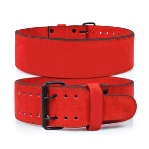 Strong Fitness Weightlifting Leather Belt Adjustable Gym <b>Training</b> Powerlifting Support <b>Strength</b> Workout Equipment Gear - Product Image 3