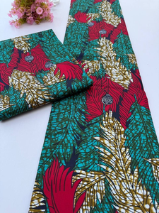 Bright Nigerian African Wax Print Ankara Cotton Fabric for Clothing and Textile Industry South Africa - Product Image 6