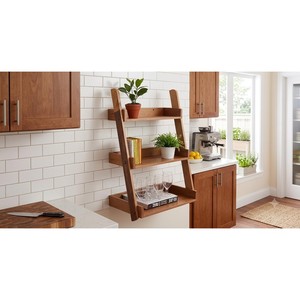 Handcrafted Rustic Acacia Wood Single Tier Floor Type <b>Bar</b> <b>Shelf</b> Unit 90x80x20cm for Living Room-Aqudus Saleem Wholesale Home - Product Image 2