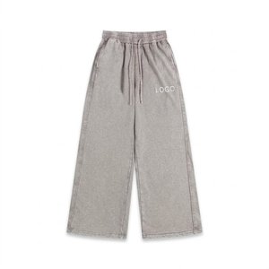 Pantalones Deportivos Extra Grandes para Hombre, Personalizados, 320 GSM, 100% Algodón, Lavado Vintage, con Logotipo Impreso, Estilo Urbano - Product Image 6