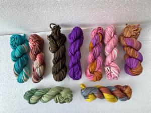 Cintas de Seda Sari Multicolores, Hechas a Mano, Hilo Textil de Seda Reciclada para Joyería, Macramé, Tejido, Crochet y Manualidades - Product Image 2