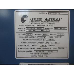 AMAT Etch AC Rack Rev. Câble RF 002 0190-14256, assemblage à conducteur unique en cuivre nu, PVC/PTFE, pour usage électrique en équipement - Product Image 3