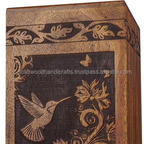 Urna de madera para cenizas humanas, urnas funerarias para cremación, para hombres y mujeres, urnas de alta calidad - Product Image 5
