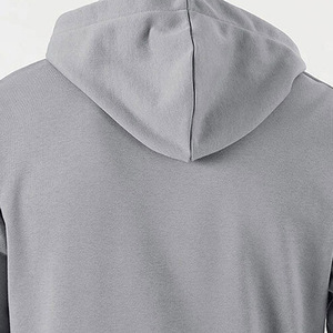 Custom Men’s Light Grey Pullover Hoodie <b>with</b> Motivational <b>Slogan</b> Print Kangaroo Pocket Casual Streetwear <b>Sweatshirt</b> - Product Image 6