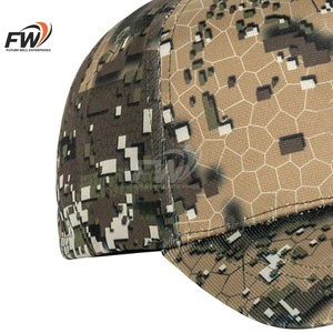 Manufacturer <b>Flat</b> Bill 6 Panel Embroidered Cotton Snapback Mesh Camouflage Trucker Cap <b>Hats</b> For Men With Custom Embroidery Logo - Product Image 5