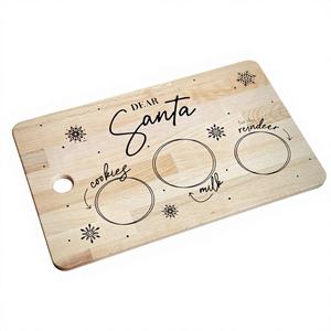 Planche à découper rectangulaire en bois, faite à la main, épaisseur 2 cm, écologique, durable, sans BPA, résistante, lavable au lave-vaisselle, personnalisable, haute qualité - Product Image 1